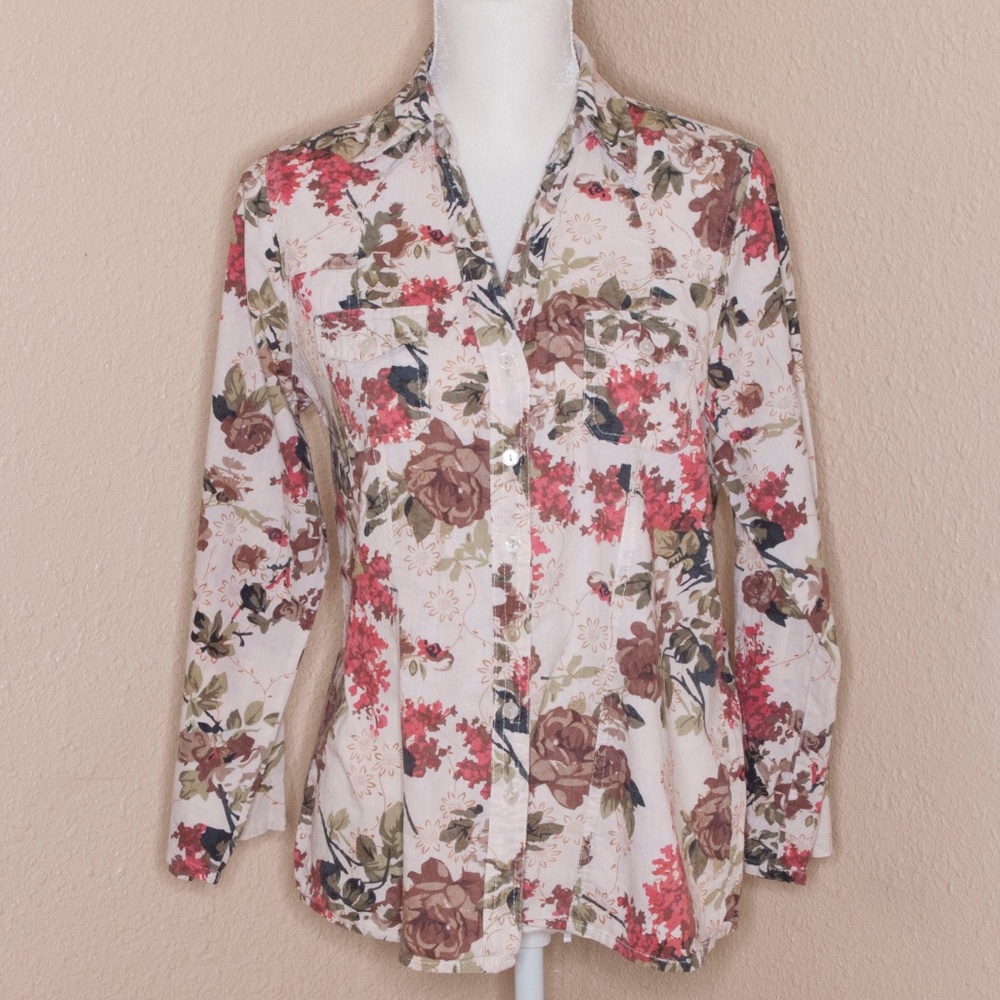 Love Potion Flower Print Top